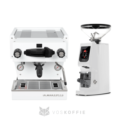 Vos Koffie - La marzocco Linea Mini Wit + Pico wit